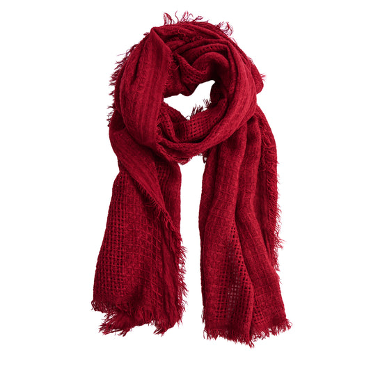 Asher Lightweight Fringe Scarf
