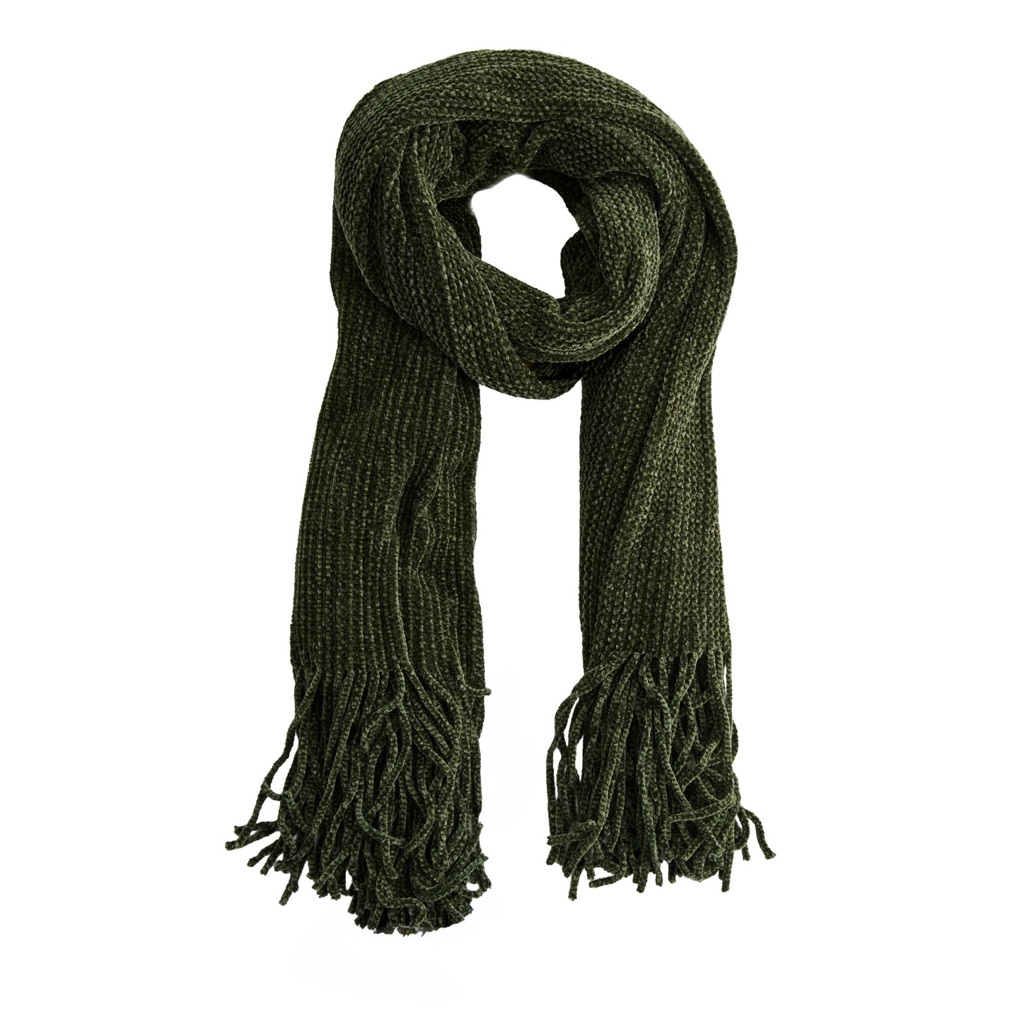 Charli Chenille Fringe Scarf