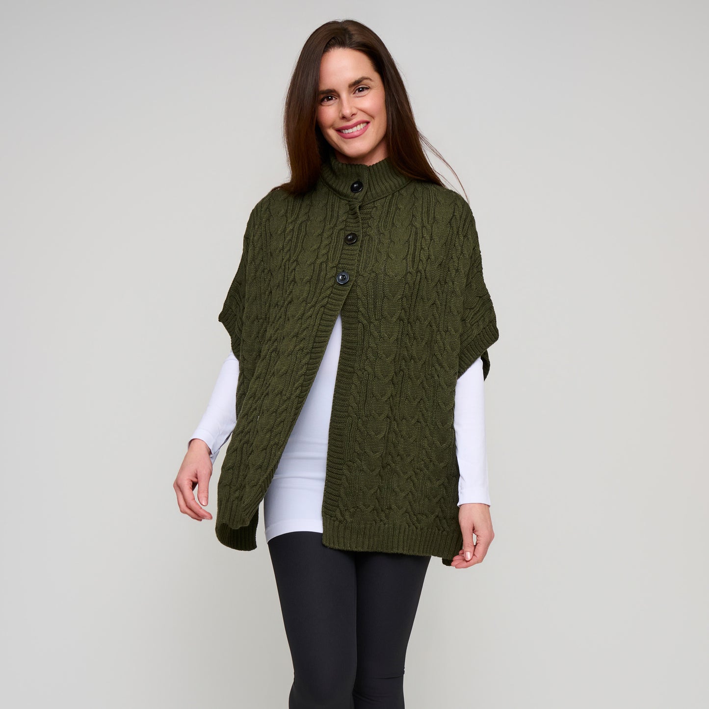 Mavi Cable Knit Poncho