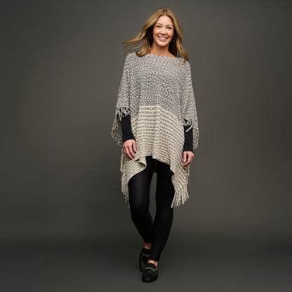 Brielle Chenille Knit Fringe Poncho