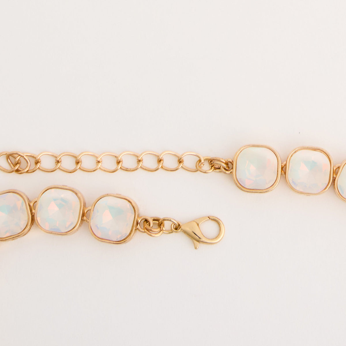 Marlowe Bezel Set Crystal Statement Collar Necklace