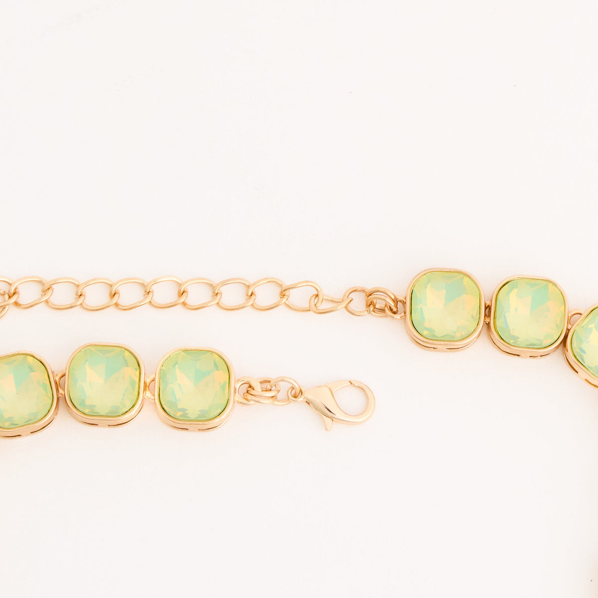 Marlowe Bezel Set Crystal Statement Collar Necklace