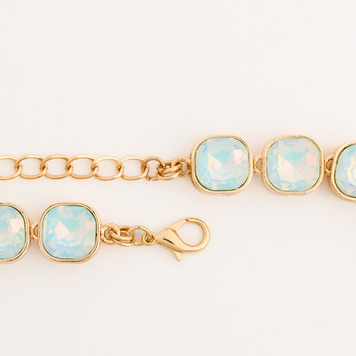 Marlowe Bezel Set Crystal Statement Collar Necklace