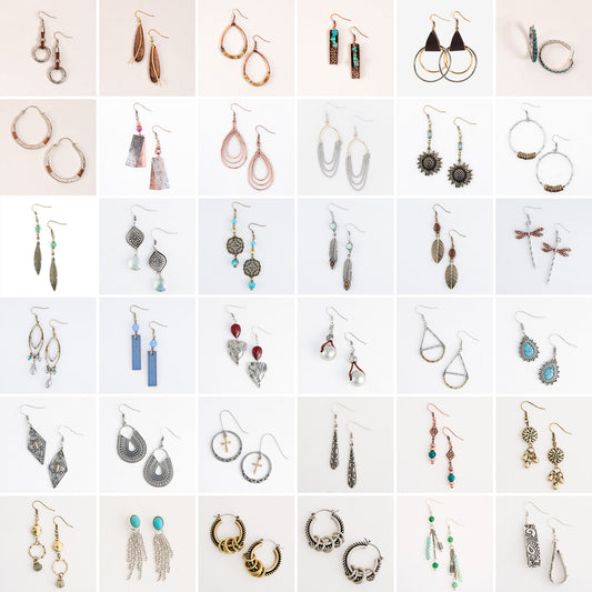 72 Piece Wild Spirit Earring Assortment