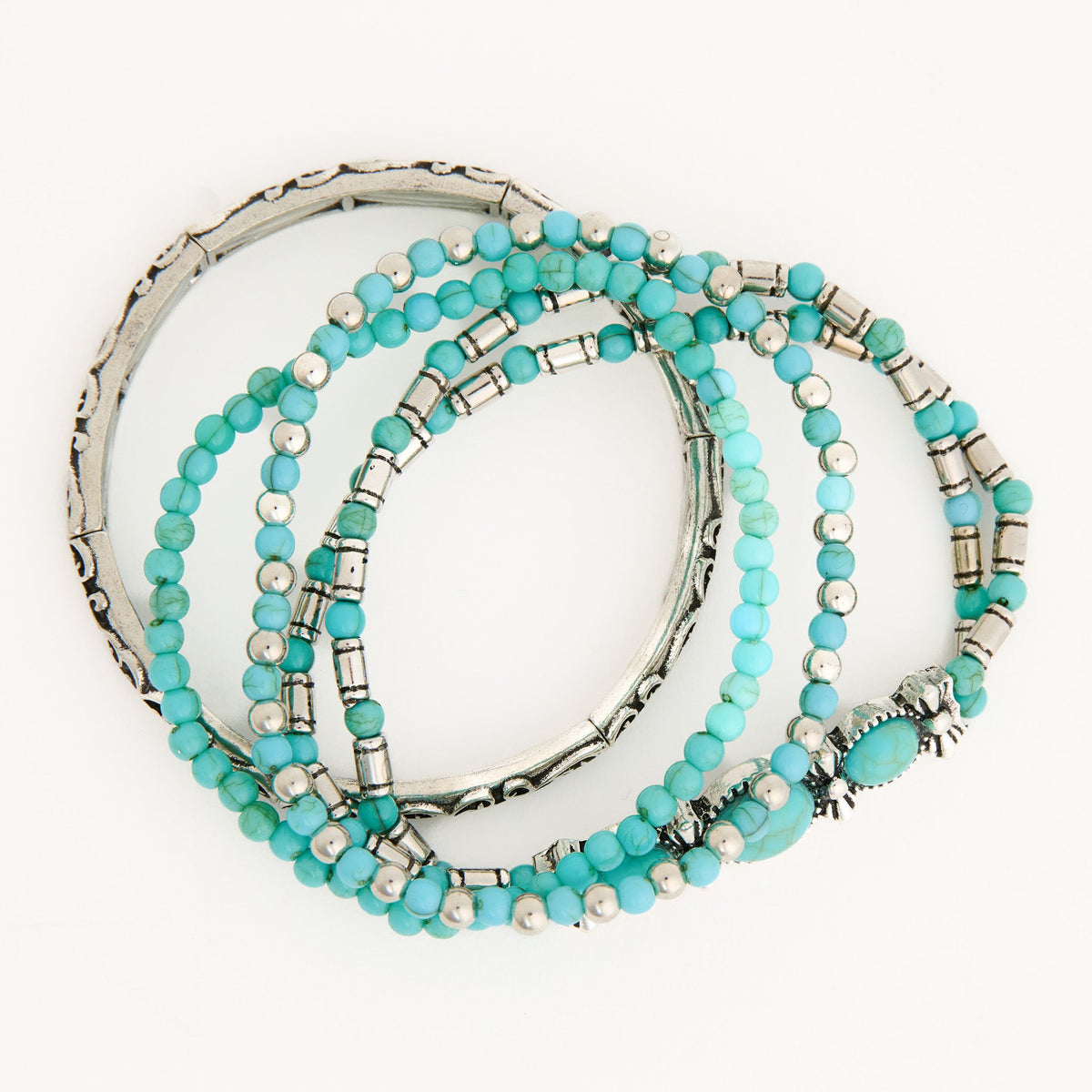Kenzie Stone Stretch Bracelet Set