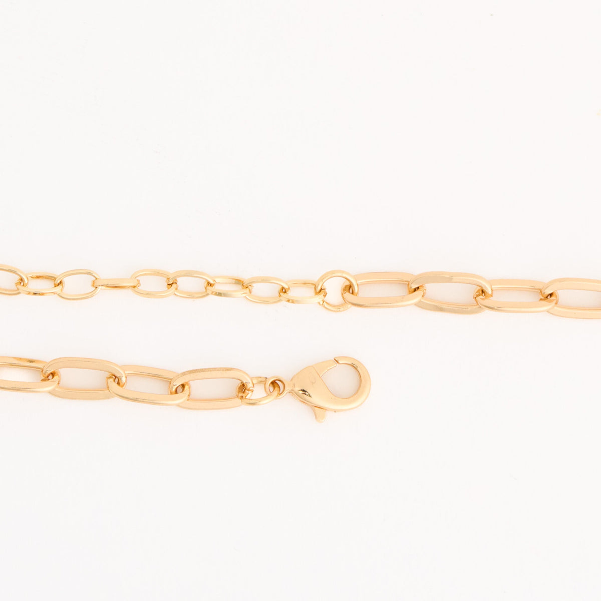 Annabelle Paperclip Chain Pearl Longline Necklace