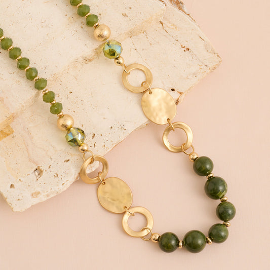 Rosalie Beaded Statement Collar Necklace