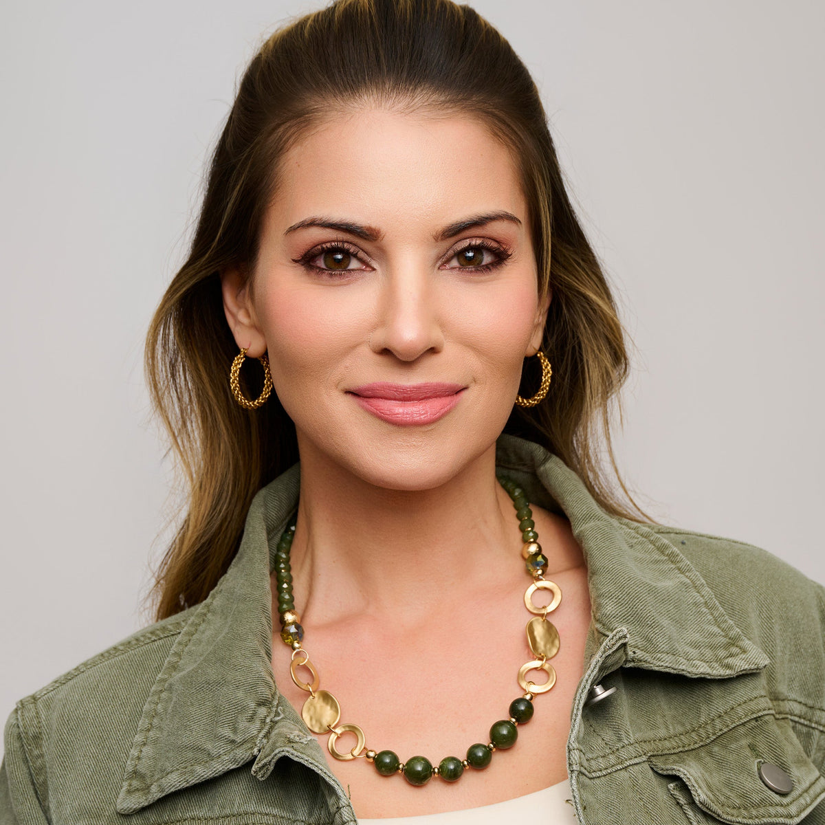 Rosalie Beaded Statement Collar Necklace