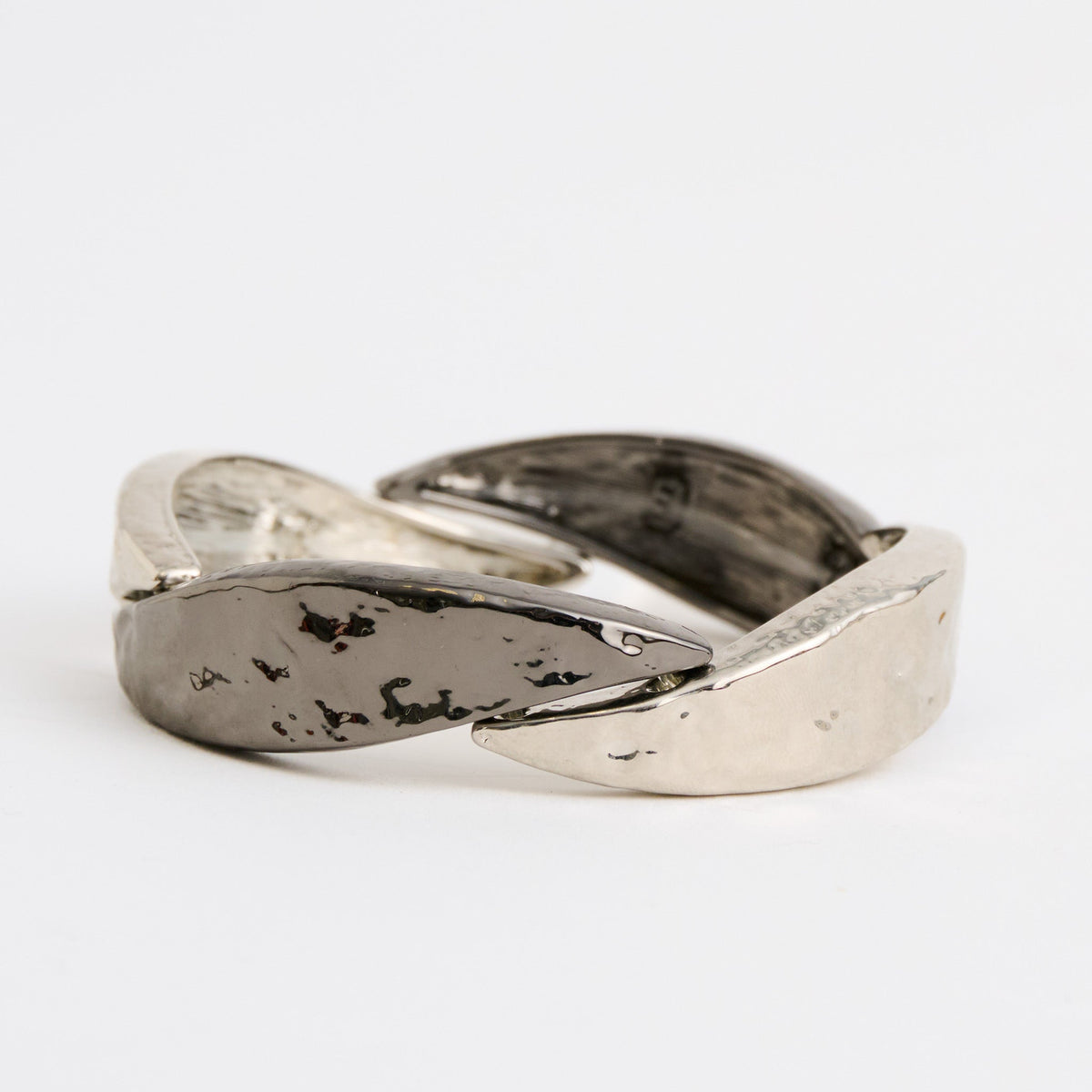 Linden Mixed Metal Abstract Stretch Bracelet