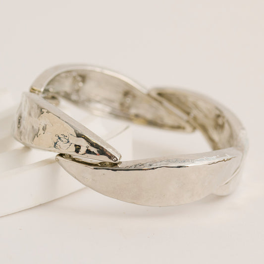 Linden Mixed Metal Abstract Stretch Bracelet