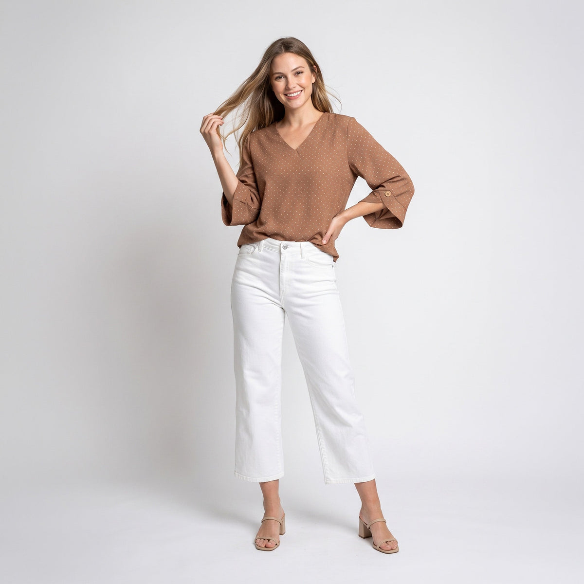 Delia V-Neck Blouse