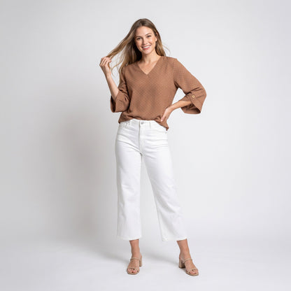 Delia V-Neck Blouse