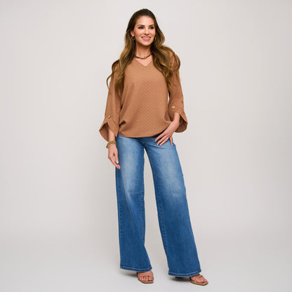 Delia V-Neck Blouse
