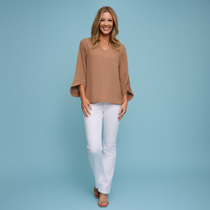 Delia V-Neck Blouse