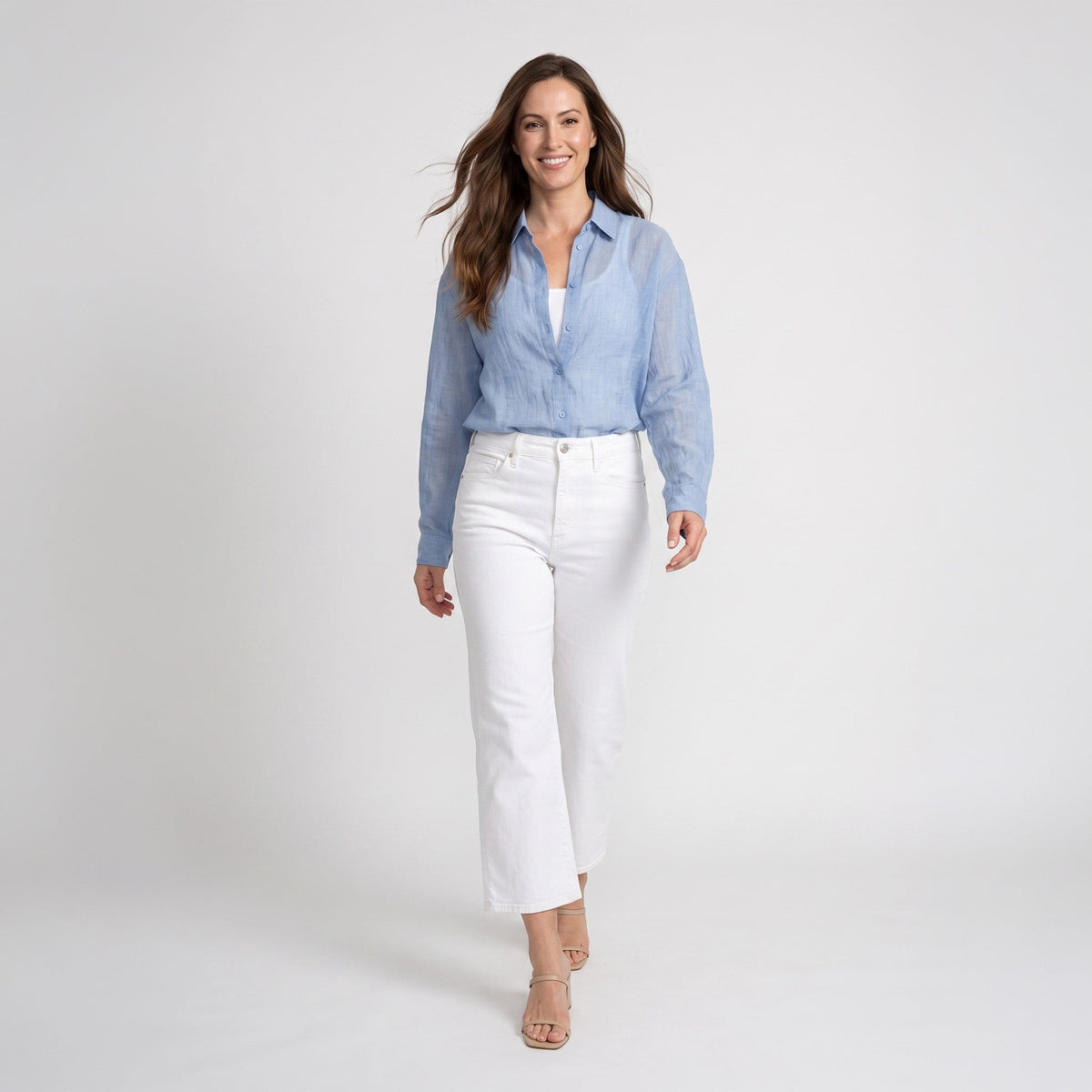 Kendall Relaxed Lightweight Button Up Top
