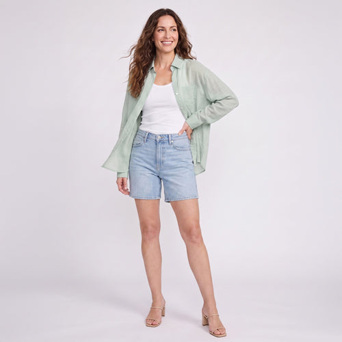 Kendall Relaxed Lightweight Button Up Top