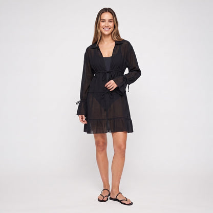Kaya Sheer Cover Up Dress