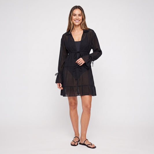 Kaya Sheer Cover Up Dress