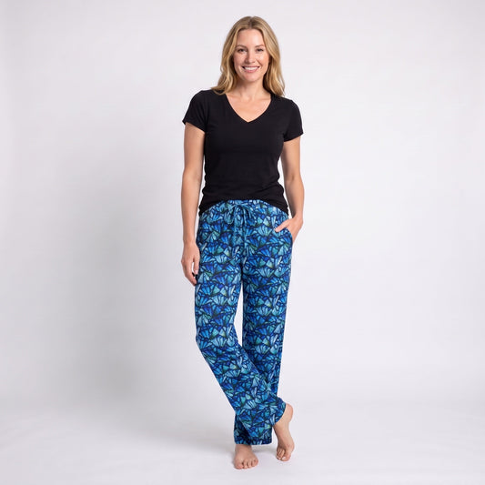 Midnight Butterfly Pajama Pants