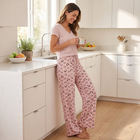 Pretty In Pandas Pajama Pants