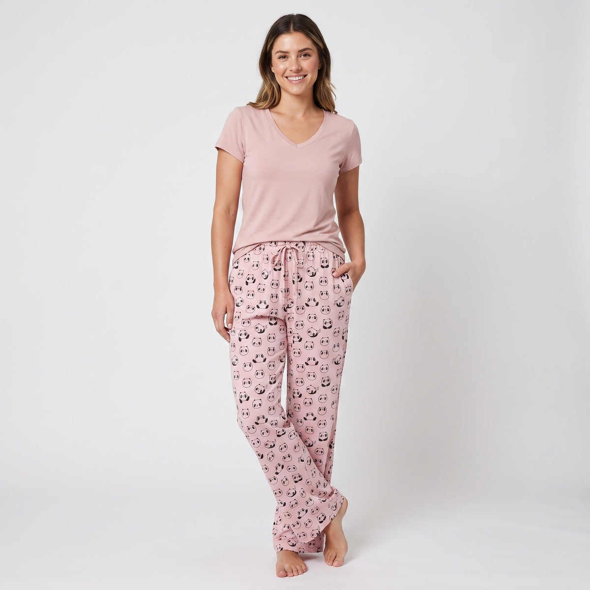 Pretty In Pandas Pajama Pants