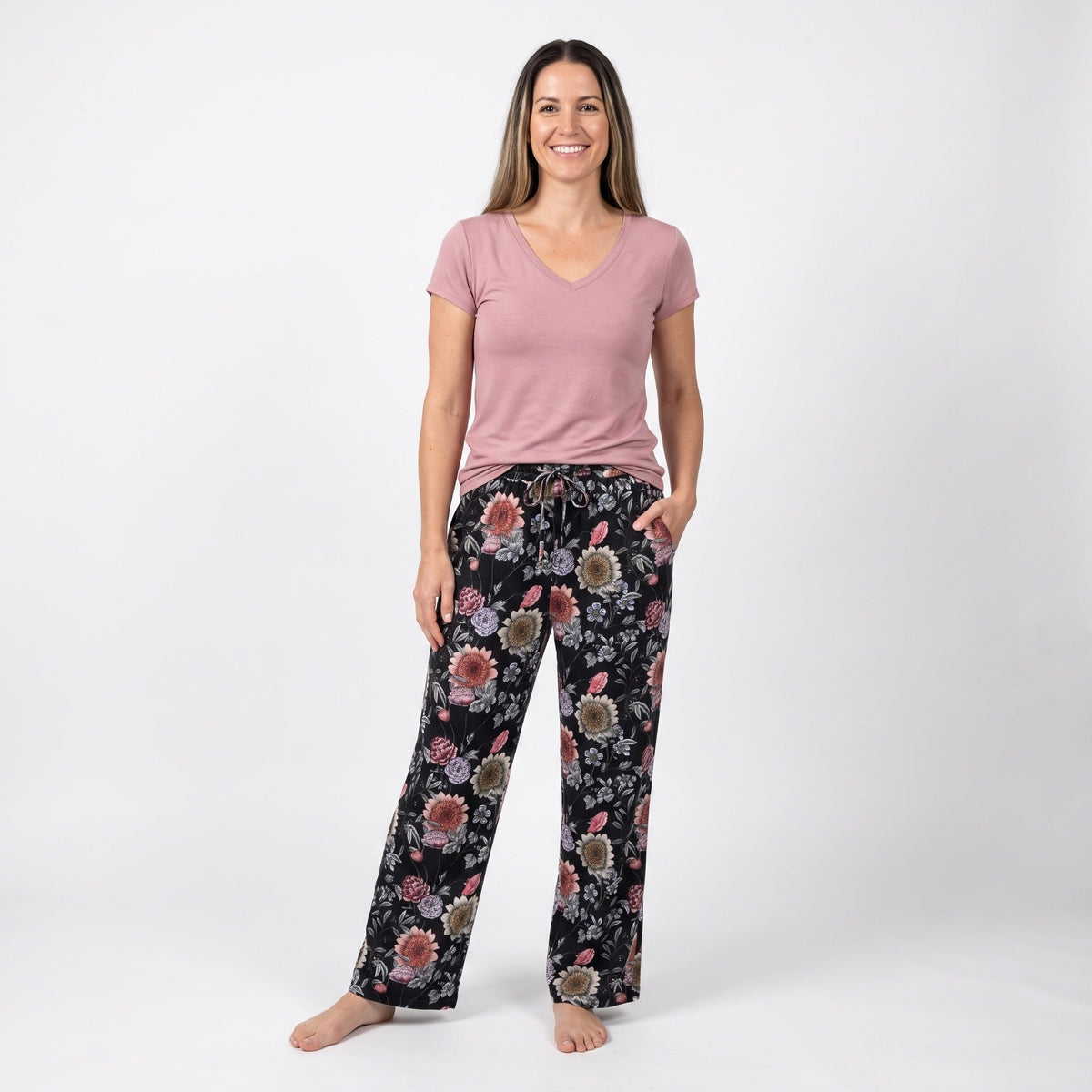 Talk Floral To Me Pajama Pants