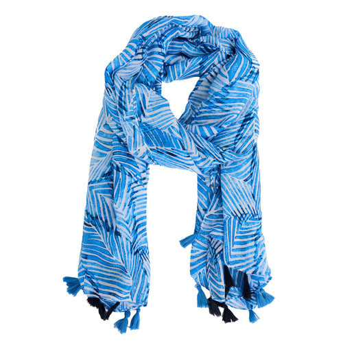 Lanai Palm Print Lightweight Scarf