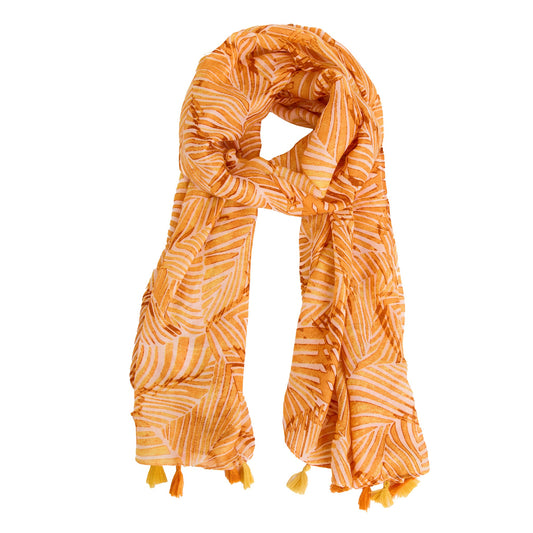 Lanai Palm Print Lightweight Scarf