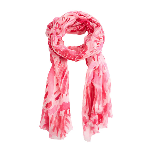 Calypso Watercolor Mandala Print Lightweight Scarf