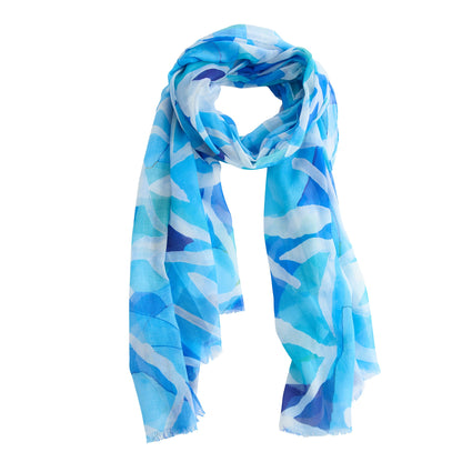 Maya Geometric Watercolor Lightweight Scarf
