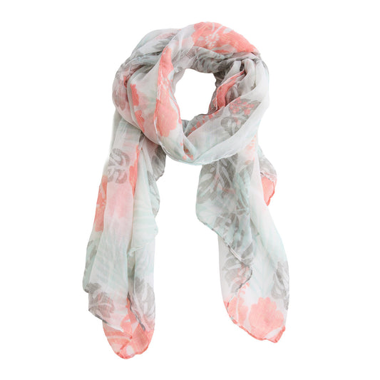 Kiana Hawaiian Print Lightweight Scarf