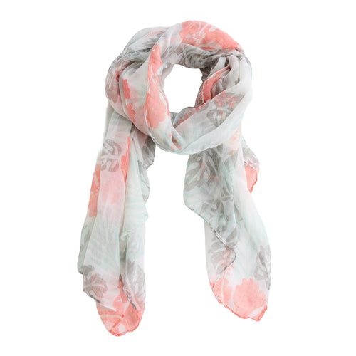 Kiana Hawaiian Print Lightweight Scarf
