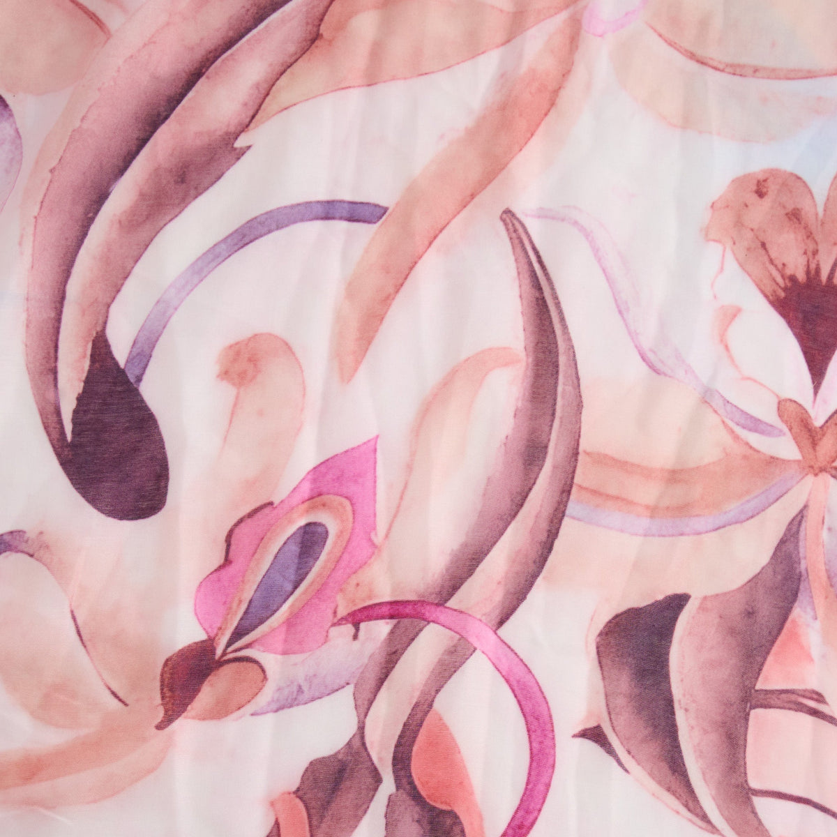 Rylee Watercolor Floral Lightweight Scarf