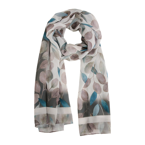 Raye Abstract Print Lightweight Scarf