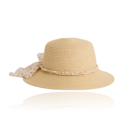 Caprice Woven Braided Bow Sunhat