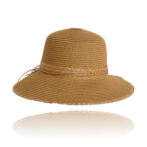 Lola Wide Brim Woven Sunhat