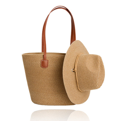 Riviera Textured Woven Tote Bag