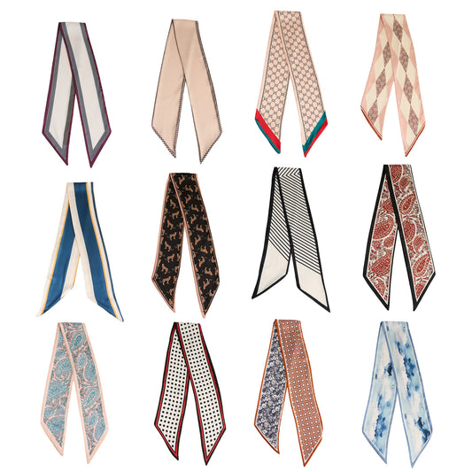 24 Piece Lucy Multi-wear Mini Scarf Assortment