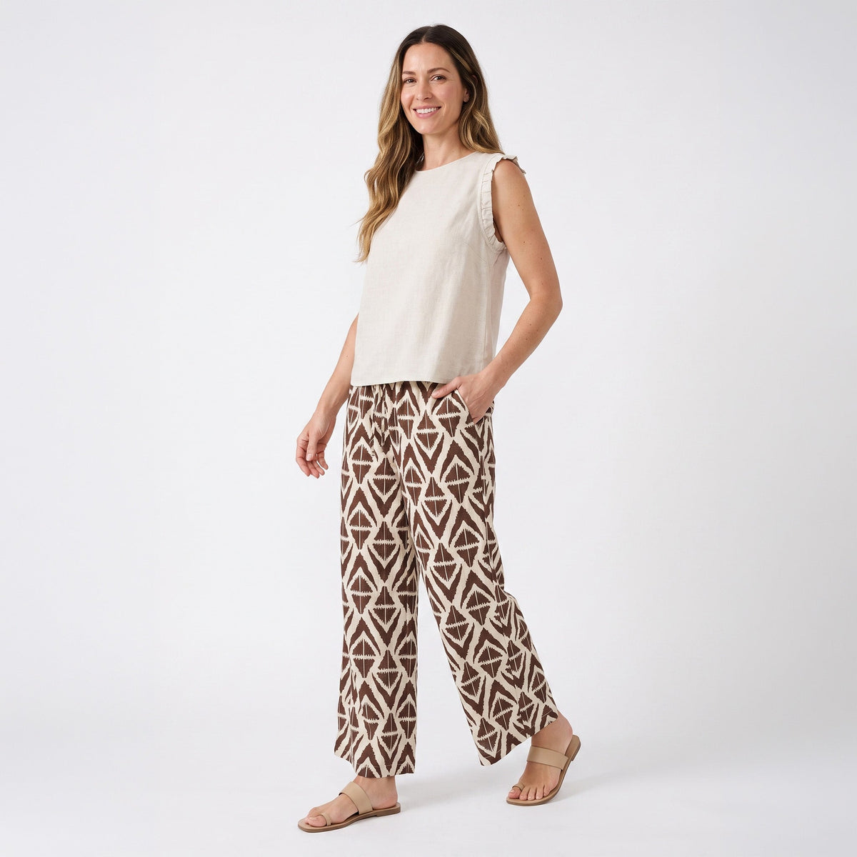 Khloe Flowy Wide Leg Pants