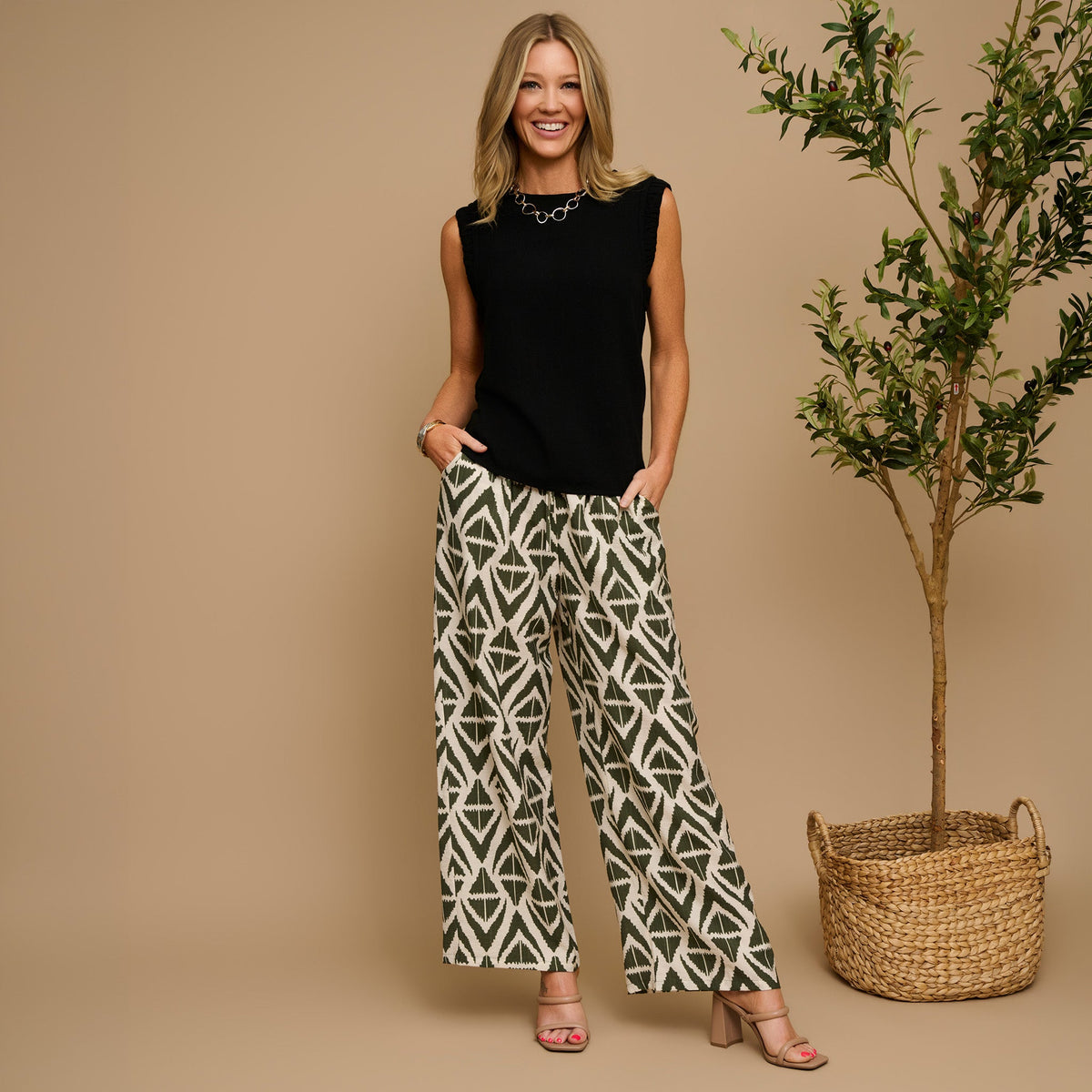 Khloe Flowy Wide Leg Pants