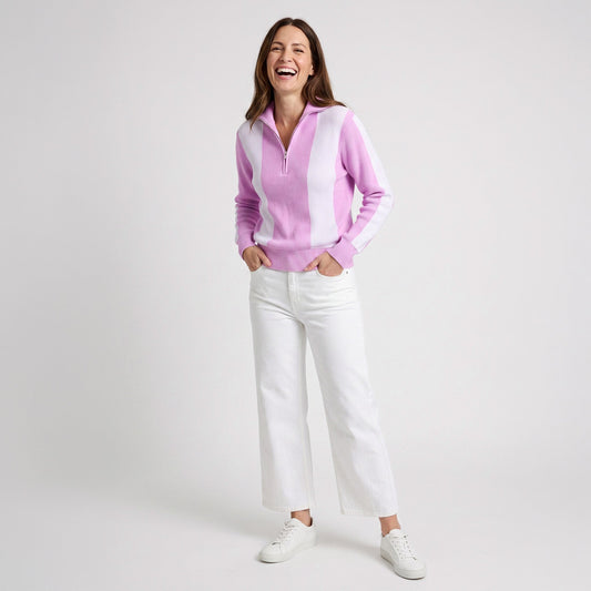 Lily Lightweight Polo Sweater