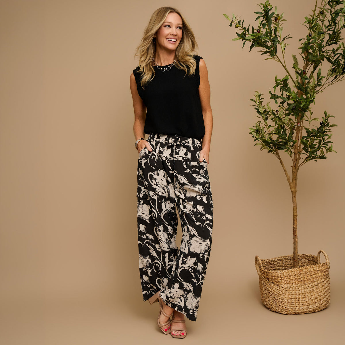 Julie Ruffle Trim Tank