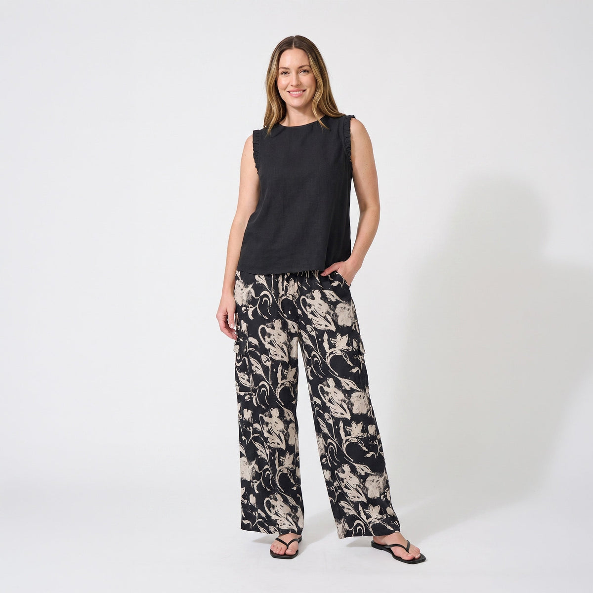 Julie Ruffle Trim Tank
