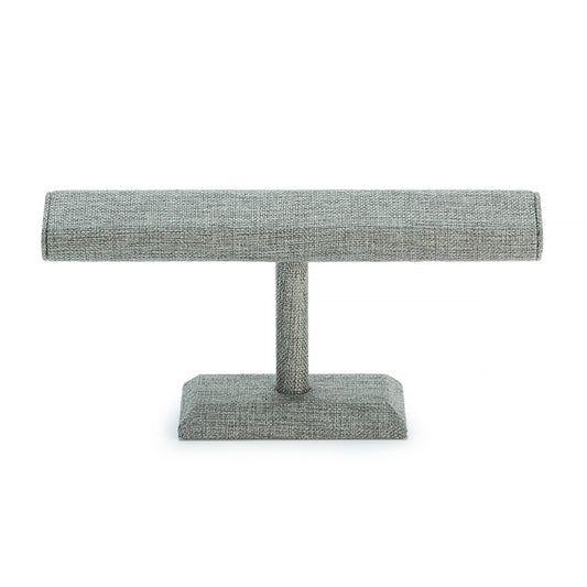 Grey Tweed Oval T-Bar 6" X 12"