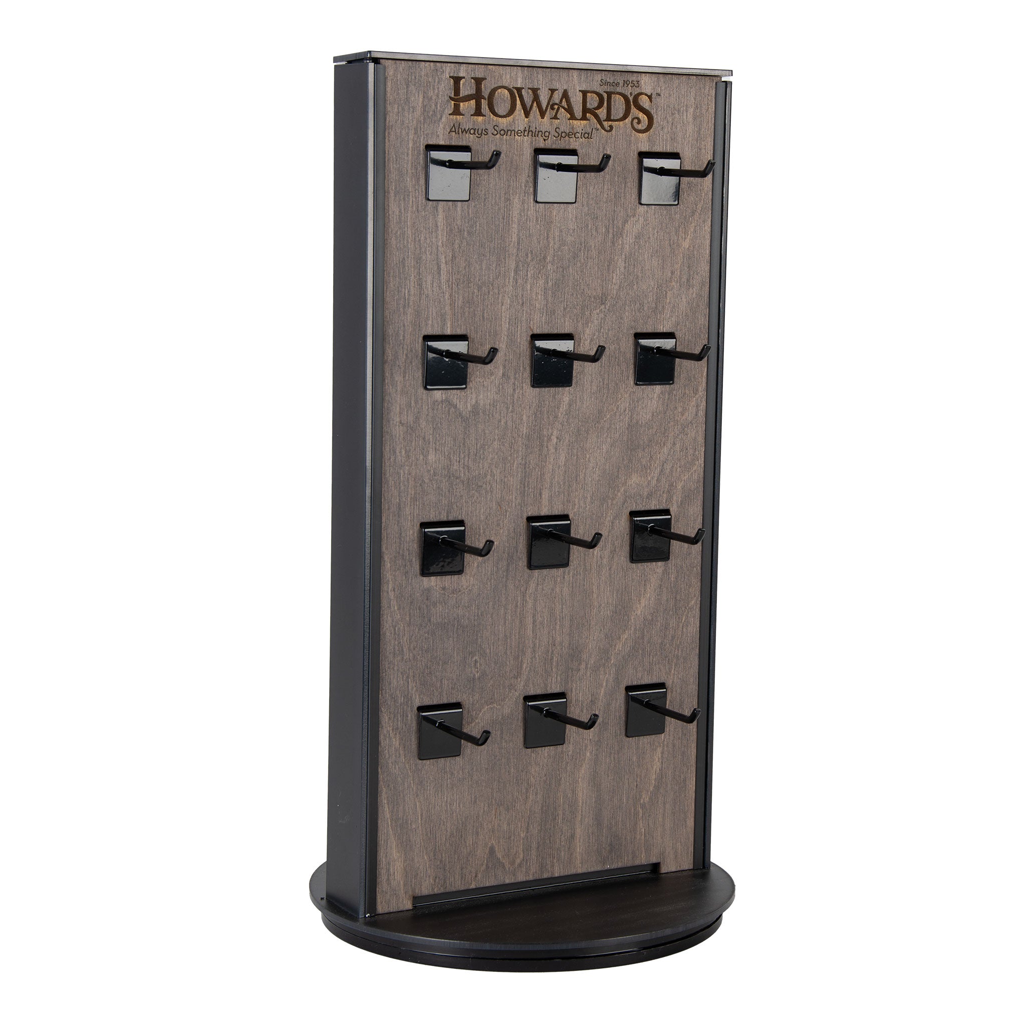 24 Peg 2 Sided Spinning Display – Howard's, Inc