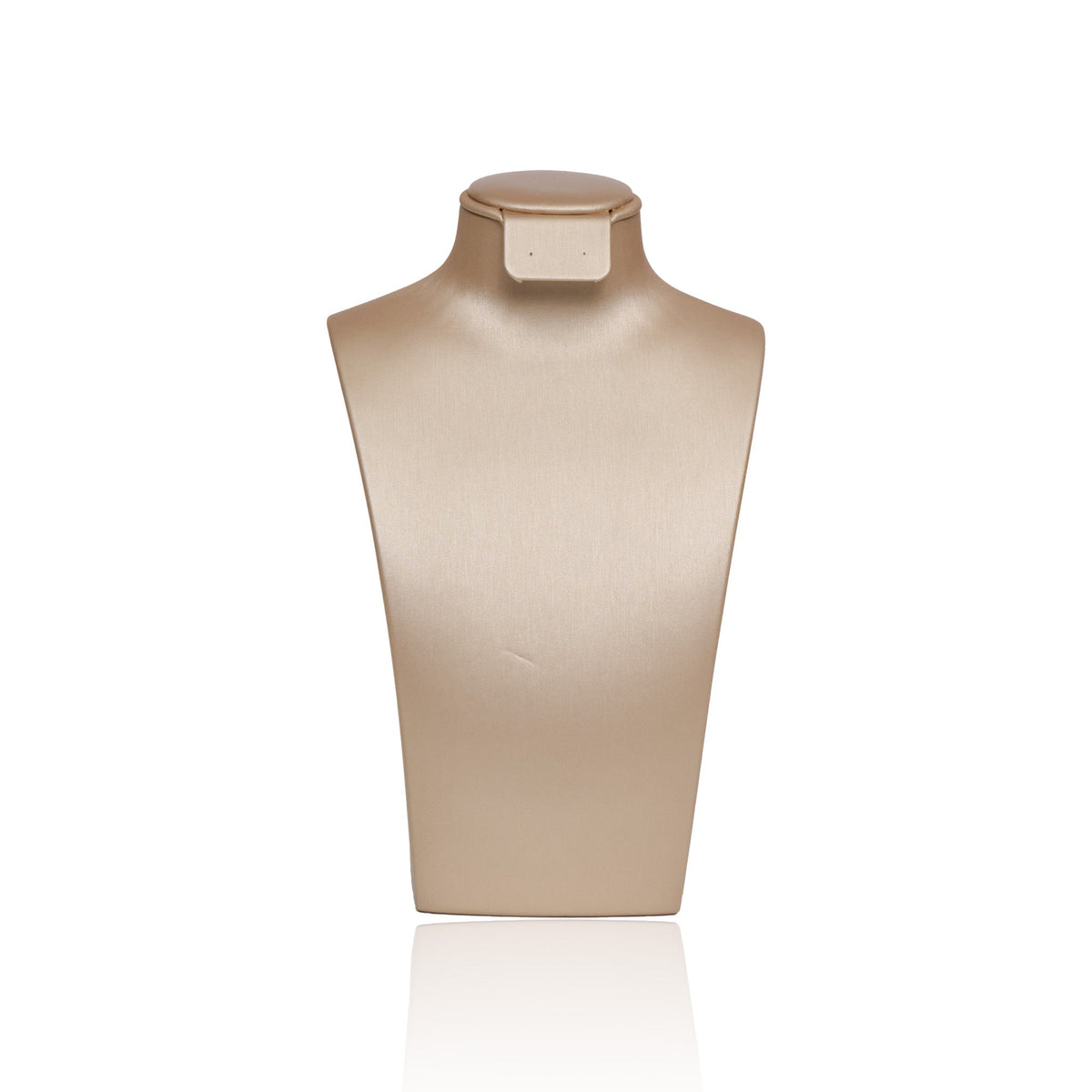 Taupe Brushed Faux Leather 11" Bust Form