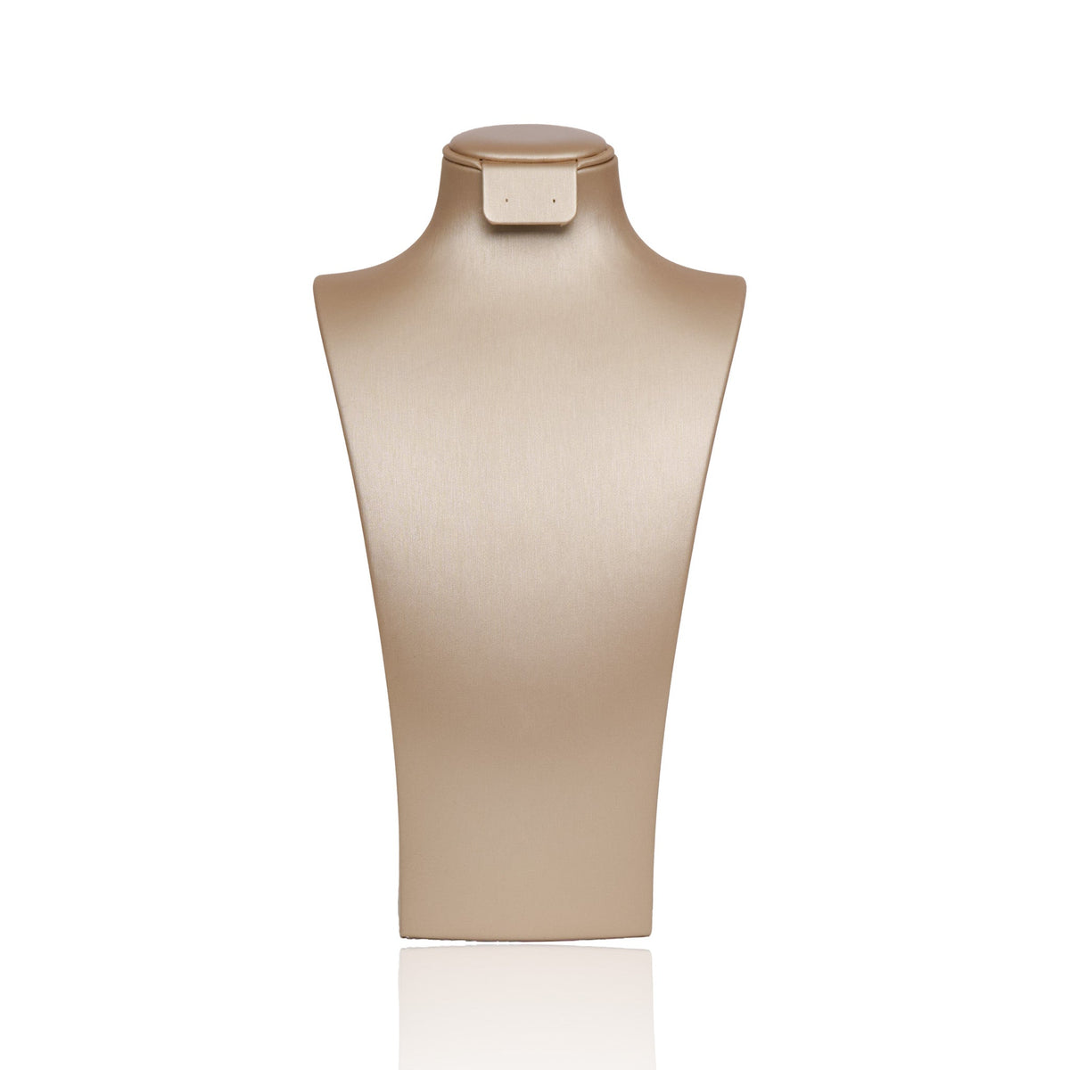 Taupe Brushed Faux Leather 13" Bust Form