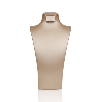 Taupe Brushed Faux Leather 13" Bust Form