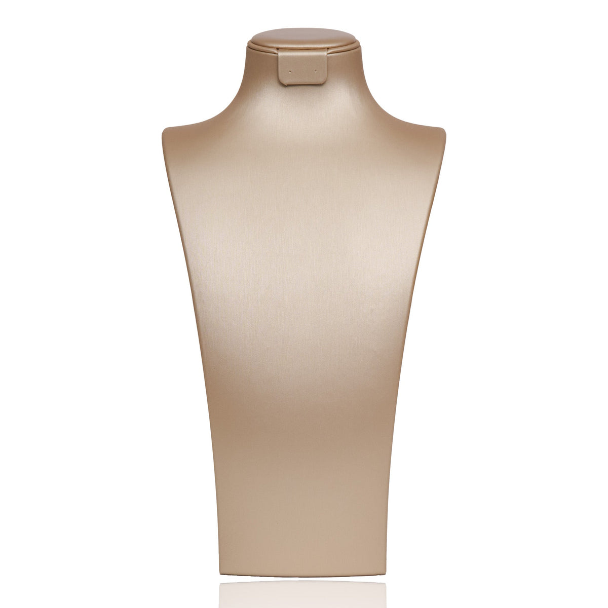 Taupe Brushed Faux Leather 16" Bust Form