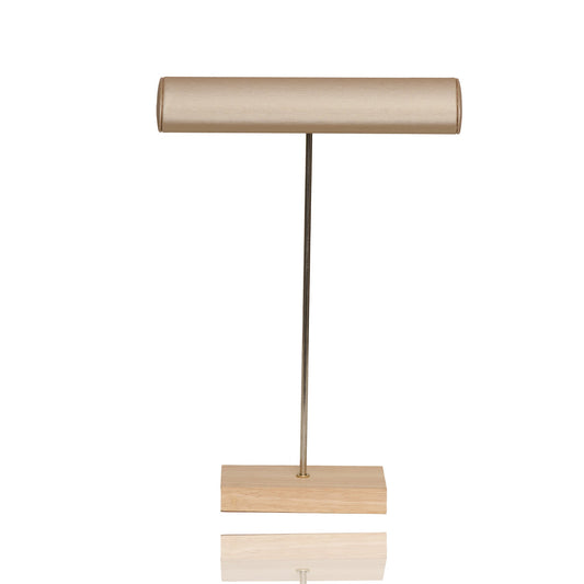 Taupe Brushed Faux Leather 10" x 12" T-Bar Display